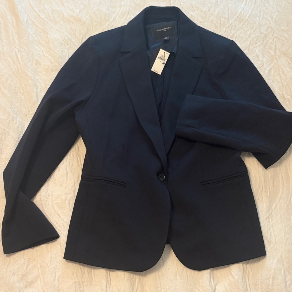 Banana Republic Navy Single-Button Women's Blazer